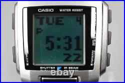 NEAR MINT? Vintage Casio WQV-1 Wrist Camera Watch 1980s Visual Databank Japan