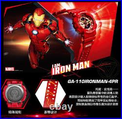 NEW G-Shock X Marvel Avengers Limited Edition Iron-Man Collection GA-110