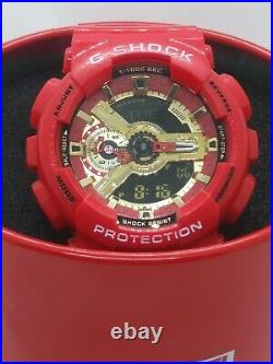 NEW G-Shock X Marvel Avengers Limited Edition Iron-Man Collection GA-110
