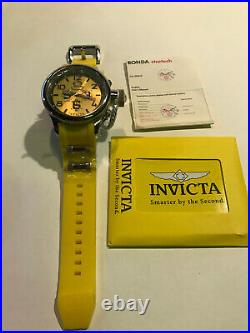 NEW Invicta Men's 4579 Russian Diver Collection Chronograph Yellow Watch