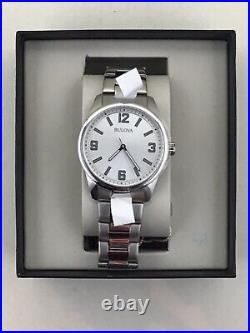 NEW Mens Bulova Watch in Silver Model -96A154 Part of the Corporate Collection