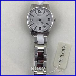 NEW Mens Bulova Watch in Silver Model -96A154 Part of the Corporate Collection