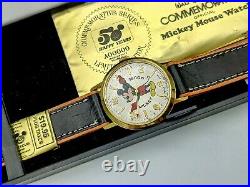NEW NOS! Limited Edition Disney 50th Anniversary MICKEY MOUSE Bradley Watch RARE