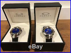 NEW Rare Oakley Blue Face Mens Blade Watch X Metal Sunglasses Collectible Sports