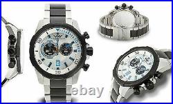 NEW Weil & Harburg 14076 Men's Byron Collection Stainless Steel White Dial Watch