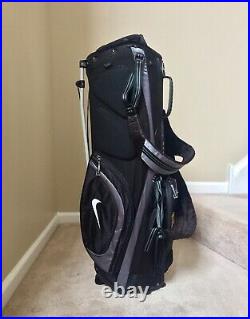 NIKE XTREME SPORT II 8-Way Divider Golf Bag BLK & SILVER withPennzoil NEW w TAGS