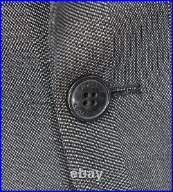 NWT VERSACE COLLECTION Silver Gingham Wool Slim Fit Sport Coat 40 R (EU 50)