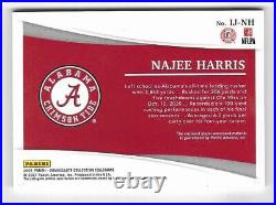 Najee Harris 2021 IMMACULATE ROOKIE JERSEY CARD #IJ-NH Steelers NON AUTO SP/20
