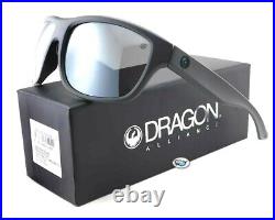 New DRAGON HAUNT H2O Polarized Sunglasses Matte Grey / Silver Ion Lens