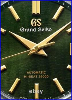 New Grand Seiko Heritage Collection Hi-Beat 40mm Rikka Green Automatic SBGH271