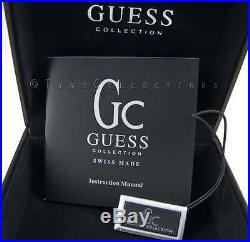 New Guess Collection Gc Sport Class XL Black Ceramic Ss Men Watch X85008g2s Date
