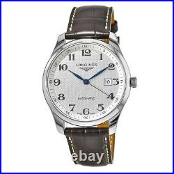 New Longines Master Collection Automatic 42mm Silver Men's Watch L2.893.4.78.3