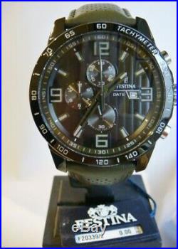 New Mens FESTINA Originals Collection Watch Chronograph Tachymeter F20339/2