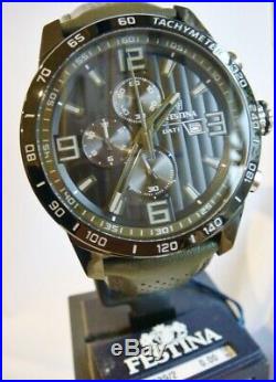 New Mens FESTINA Originals Collection Watch Chronograph Tachymeter F20339/2