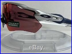 New! Oakley Radar Ev Path Sunglasses MLB Collection Silver Prizm Field OO9208-33