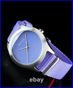 Nixon Men's Luxury Light Purple Collection Summer Watch A348 1366-00
