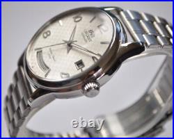 Nos Orient President Automatic Watch Day Date Very Rare White Dial Collection