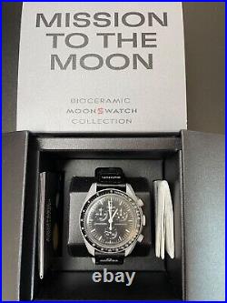 Omega x Swatch Bioceramic Moonswatch Mission To The Moon Collection SO33M100