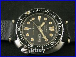 Original SEIKO 6309-7040 # 473554 Water proof tested Rare Classic Collection
