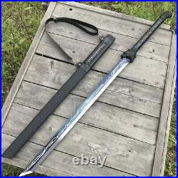 Outdoor Battle Broadsword Sword Katana Strong Sharp Spring Steel Blade Full Tang