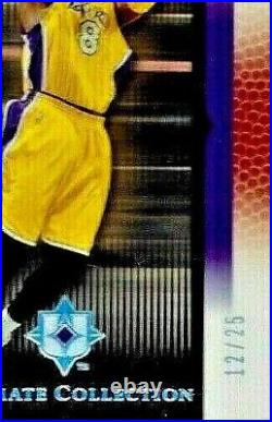 POP 1 Kobe Bryant 12/25 Silver 2005-06 UPPER DECK Ultimate Collection PSA 10