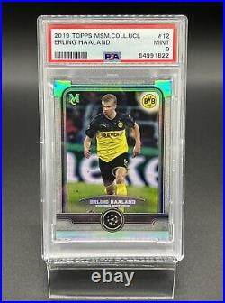 PSA9! 2019 TOPPS MUSEUM COLLECTION UCL Erling Haaland SILVER SSP POP6 RC Rookie
