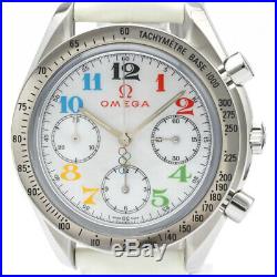 Polished OMEGA Speedmaster Olympic Collection MOP Dial Watch 3836.70.36 BF511754