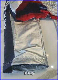 Polo Ralph Lauren Sport LIMITED EDITION Metallic Silver Collection Pants Sz L
