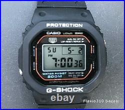 +RARE 1983 Casio G-SHOCK DW-5000C-1A (240) Japan B 1st Generation New Battery