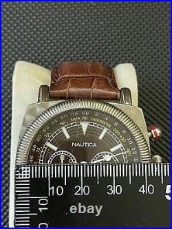 RARE Collectible Nautica SPETTACOLARE Titanium Chronograph Watch A44044