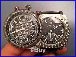 Rare Collectible Nautica A43001 Spettacolare Duo Titanium Chronograph Watch
