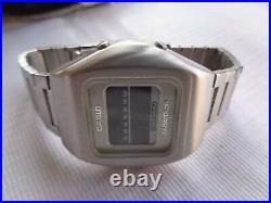 Rare Collectible Vtg Casio Casiotron Trn-110 Liquid Crystal Digital Quartz Watch