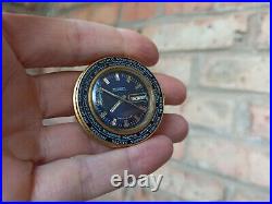 Rare USSR Watch RAKETA blue CITIES Soviet Collectible Vintage 2628. H Serviced