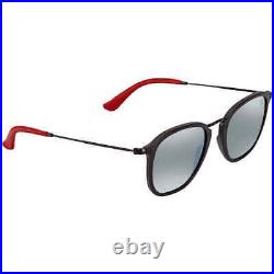 Ray Ban SCUDERIA FERRARI COLLECTION Silver Flash Square Sunglasses RB2448NM