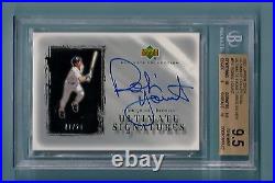 Robin Yount 2001 Ultimate Collection Silver Signature Auto /24 Bgs 9.5 Gem Mint