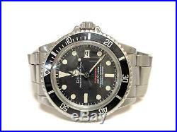 Rolex 1680 Submariner Red Watch 1960s 1680 1570 Rare Collectible Vintage