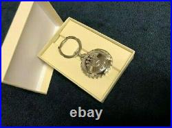 Rolex Silver Stainless Steel Keyring