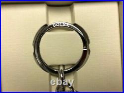 Rolex Silver Stainless Steel Keyring