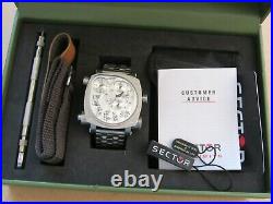 Sector No Limits Morse Code Compass Collection Watch R3253907015 Box, Papers