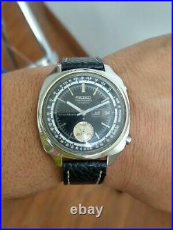 Seiko 6139-6022 Doctor Chronograph Automatic Vintage Collectable Japan Made