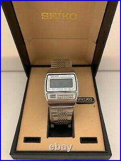 Seiko C359-5000 Calculator Chrono-Alarm Quartz LCD Collectible Watch Lot no 3