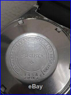 Seiko Jumbo Blue 6138-3002 Automatic Chronograph 100% Japan Vintage Collectible