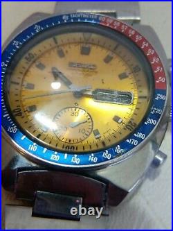 Seiko Pepsi Pogue 6139-6012 Automatic Chronograph 100% Japan Vintage Collectible