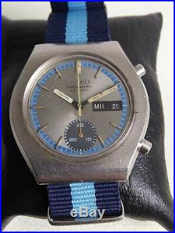 Seiko Ufo 6139-8020 Automatic Chronograph 100% Japan Vintage Collectible Blue