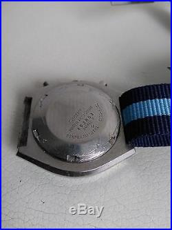 Seiko Ufo 6139-8020 Automatic Chronograph 100% Japan Vintage Collectible Blue