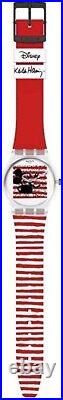 Swatch KEITH HARING MOUSE MARINIÈRE Wristwatch 34mm Disney Mickey Mouse GZ352