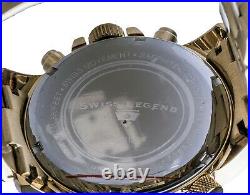 Swiss Legend Mens 10013 World Timer Collection Chronograph 45mm Watch 124785