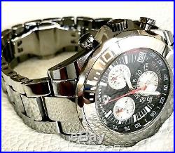 Swiss Legend Mens T-8010-11 Tungsten Pro Collection Luxury Chronograph Watch
