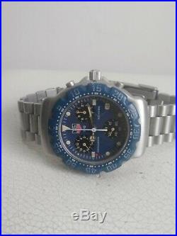 TAG Heuer FORMULA1 CHRONOGRAPH 570.513 SWISS MADE 200 METERS BLUE COLLECTIBLE