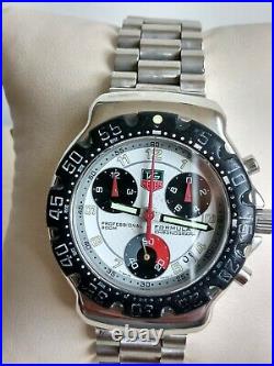 TAG Heuer FORMULA1 CHRONOGRAPH CA1211 200 METERS VINTAGE COLLECTIBLE FIA F1
